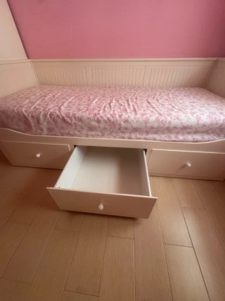 Cama nido con cajones (2 camas y 2 somier)