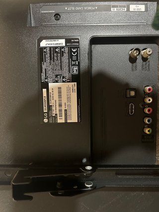 Televisión LG Negra