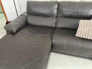 Sofá chaise longue 3-4 plazas piel