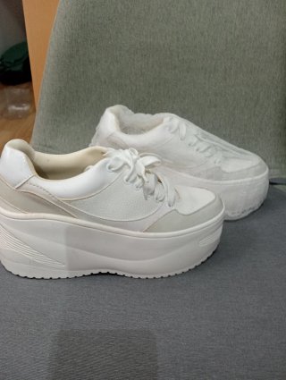 Zapatos blancos plataforma