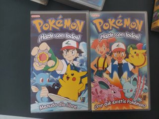 Películas VHS Pokémon (Español)