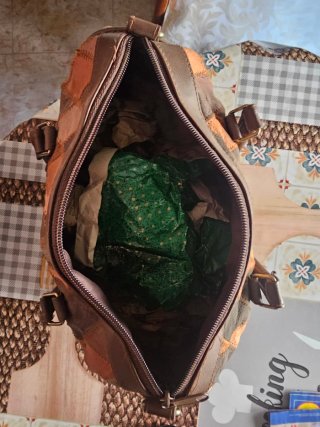 Bolso elegante patchwork mujer