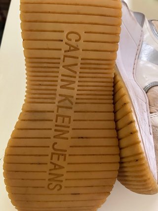 Zapatillas Calvin Klein Beige/Blanco Talla 38
