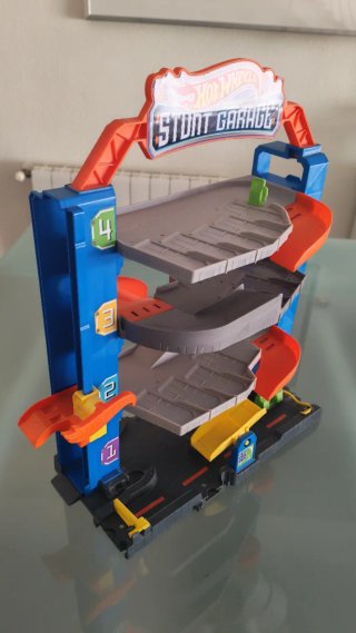 Hot Wheels Stunt Garage Pista Coches