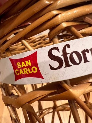 Porta grissini San Carlo vintage in vimini
