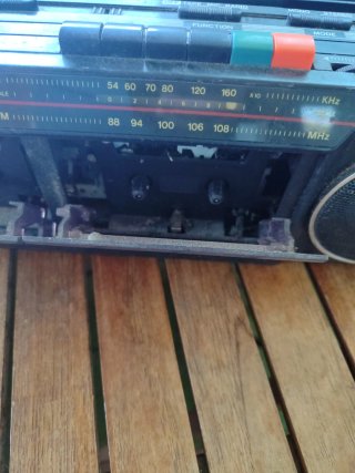 Radiocasete Vintage International Negro