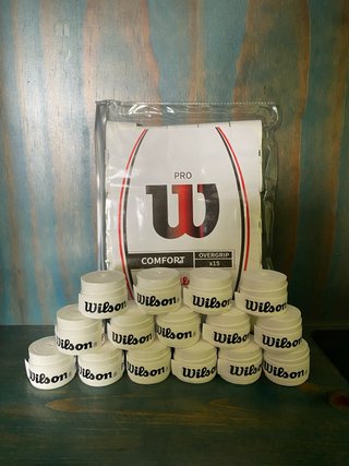30 Wilson Pro Overgrip blancas nuevas padel tenis