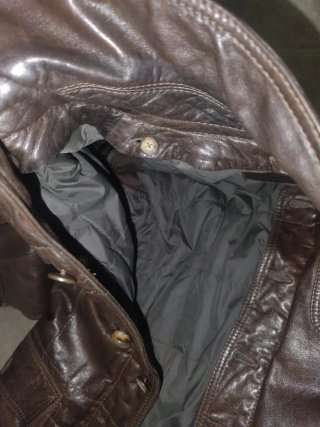Chaqueta hombre cuero genuino