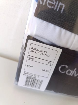 Pack 3 Calzoncillos Calvin Klein XL