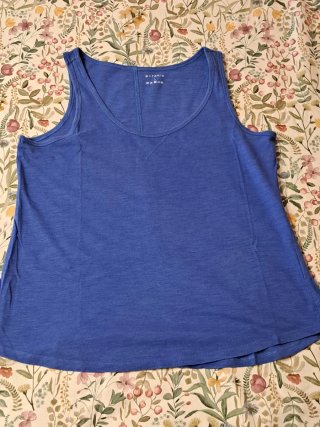 Camiseta tirantes azul talla L