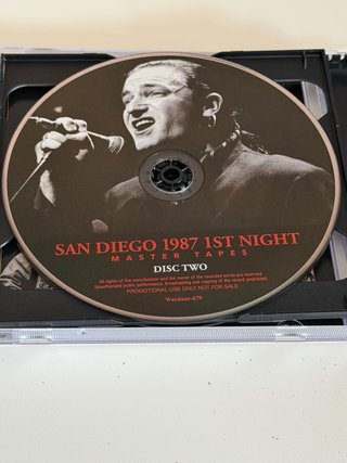U2 San Diego 1987 1st Night 2CD Japon