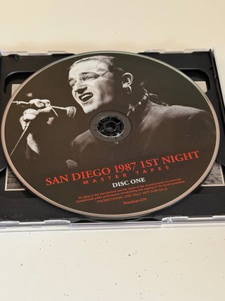 U2 San Diego 1987 1st Night 2CD Japon