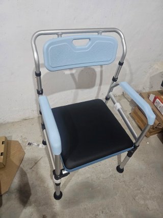Silla de ducha y WC plegable -NUEVA
