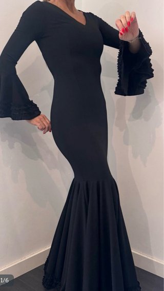 Vestido Flamenco Negro Talla S