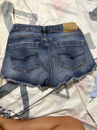 Shorts vaqueros desgastados