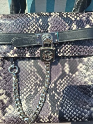 Borsa Michael Kors tracolla pitonata