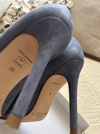 Zapatos tacón L.K. Bennett azul