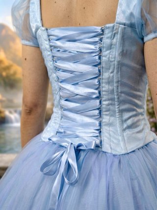 Vestido de Cenicienta para eventos.