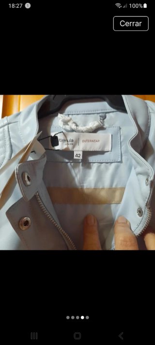 Chaqueta Fórmula Joven azul