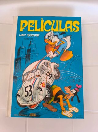Trilogía de pelis  Walt Disney ( libros- tebeos).