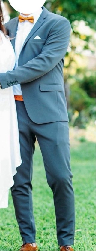 Traje Gris Salvador Dalí Chaqueta y Pantalón