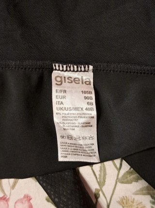 Bañador negro con textura