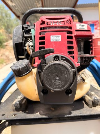 Carretilla de sulfatar/fumigar con motor BaSic