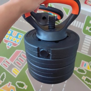 Conjunto de pesas para gimnasio en casa