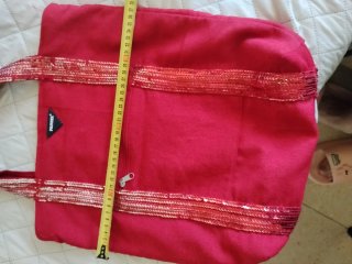 Bolso Privata Rojo con Lentejuelas
