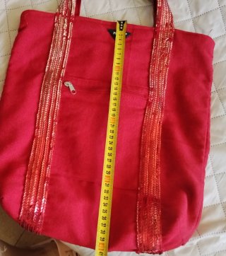 Bolso Privata Rojo con Lentejuelas