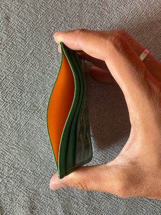 Portacarte Goyard Verde