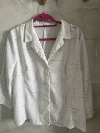 Blusa oversize blanca XXL