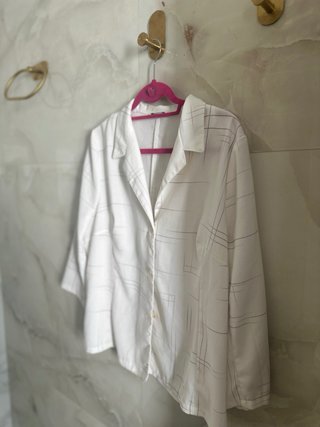 Blusa oversize blanca XXL