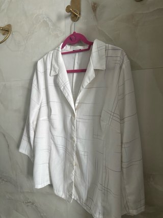 Blusa oversize blanca XXL