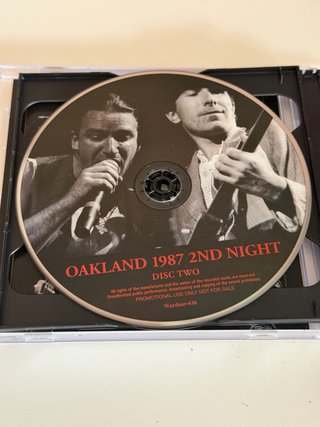 U2 Oakland 1987 2nd Night 2CD Japon