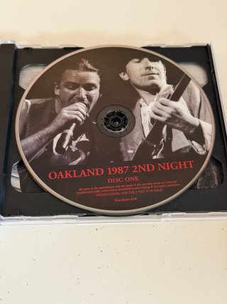 U2 Oakland 1987 2nd Night 2CD Japon