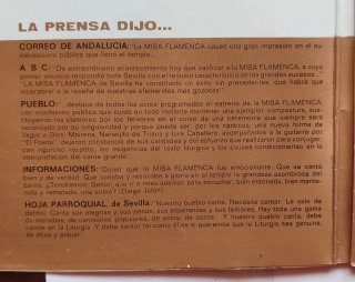 Vinilo Misa Flamenca en Sevilla RCA