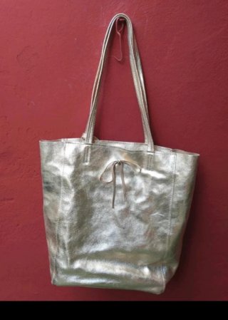 Bolso Starlite Piel Dorado