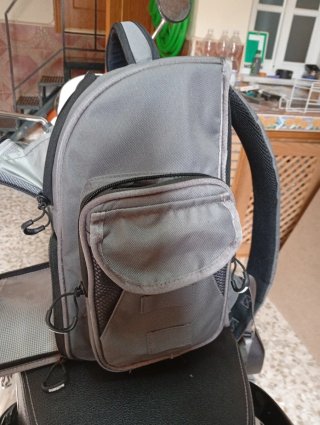 Mochila de pesca Shimano gris
