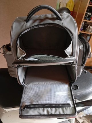 Mochila de pesca Shimano gris