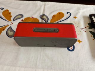 Altavoz Bluetooth Silver Crest Rojo y Gris/Rojo