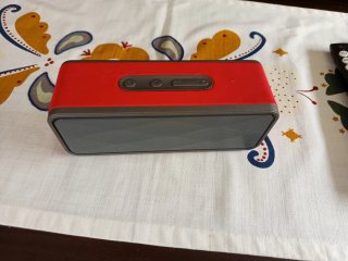 Altavoz Bluetooth Silver Crest Rojo y Gris/Rojo