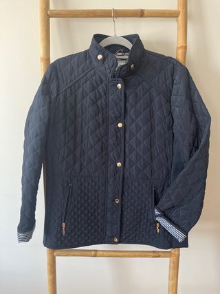 Chaqueta acolchada azul marino