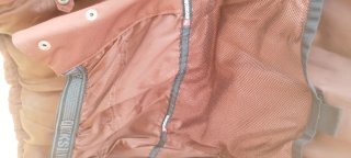 Chaqueta Quiksilver con capucha naranja