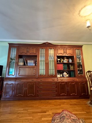 Mueble de salón madera raíz