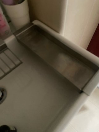 Conjunto Muebles Baño Rojo y Blanco