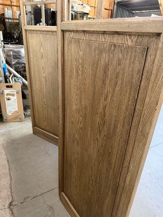 Biombo de madera maciza