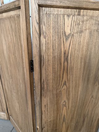 Biombo de madera maciza