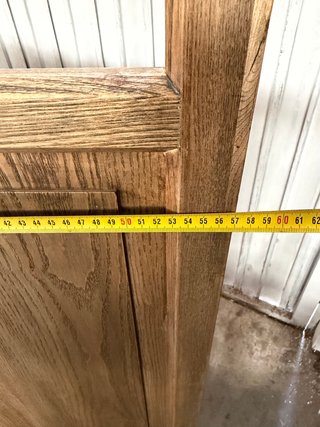 Biombo de madera maciza