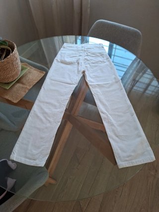 Pantalón pana Renatta&Go blanco talla 32